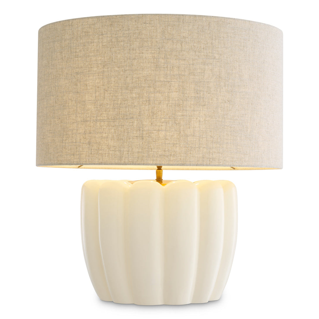 Table Lamp Barocco Off-White Finish Lighting Eichholtz