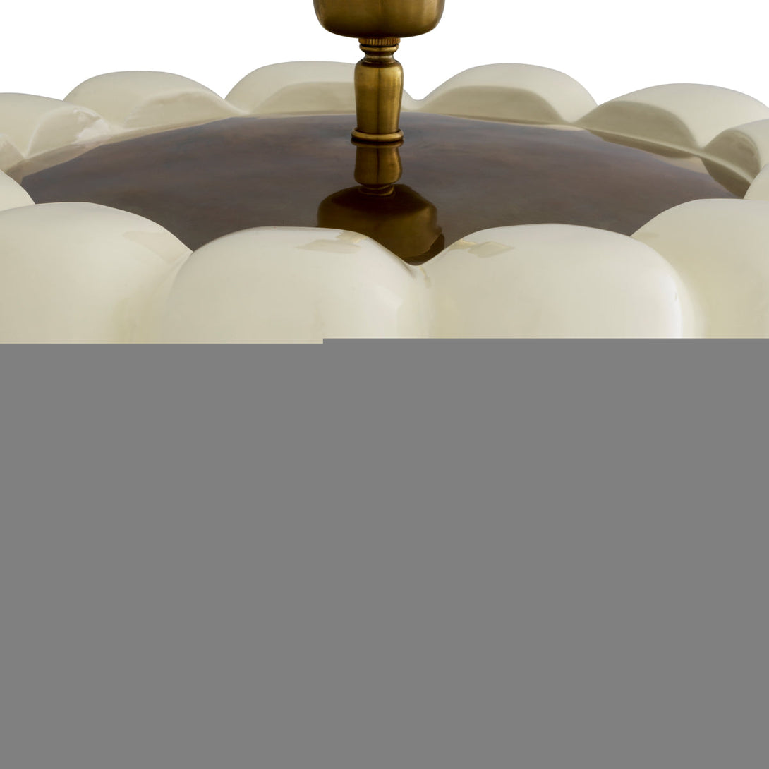 Table Lamp Barocco Off-White Finish Lighting Eichholtz