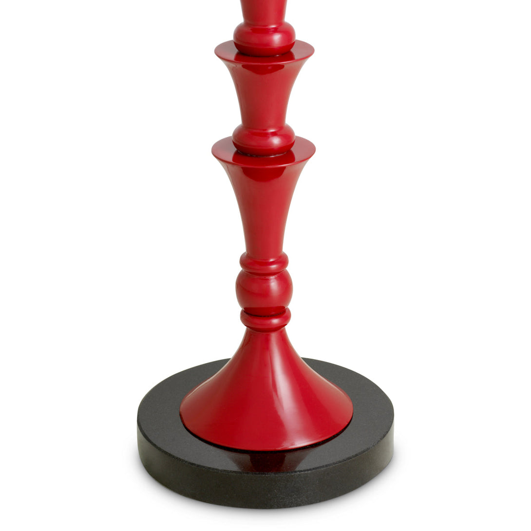 Floor Lamp Arabella Bordeaux Red Finish Lighting Eichholtz