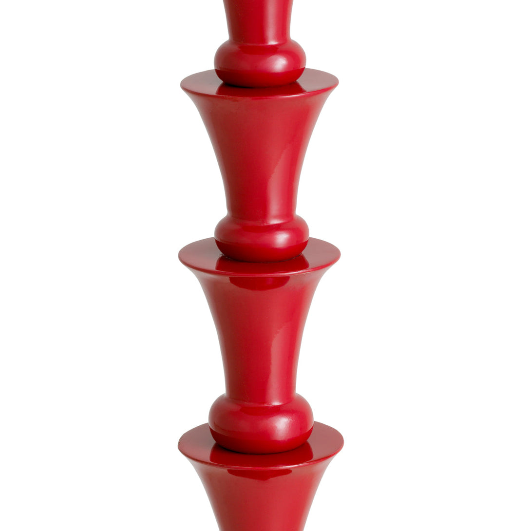 Floor Lamp Arabella Bordeaux Red Finish Lighting Eichholtz