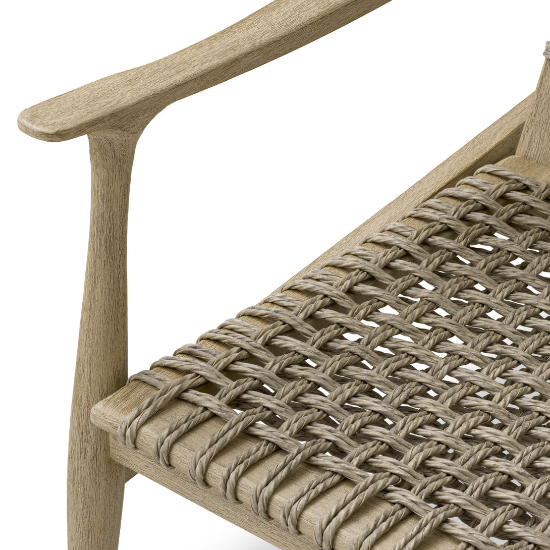 Outdoor Sofa Manzo Aged Teak Outdoor Eichholtz