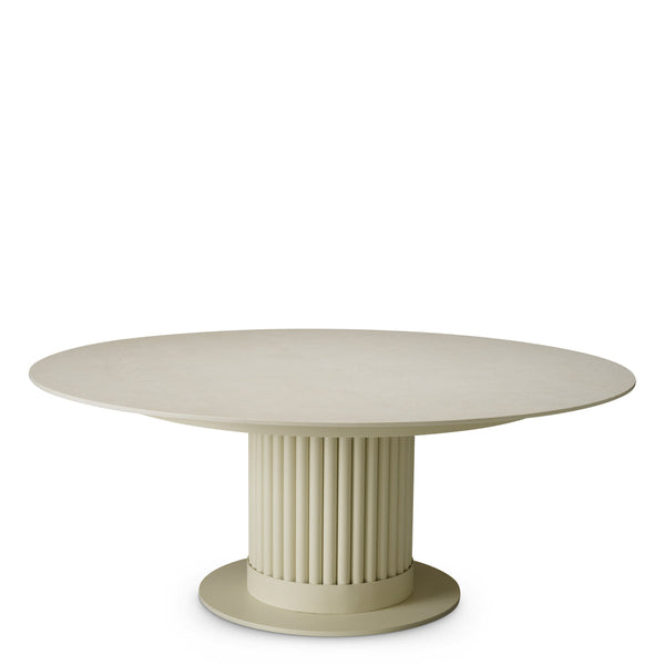 Outdoor Coffee Table Volterra Round Sand Finish Outdoor Eichholtz