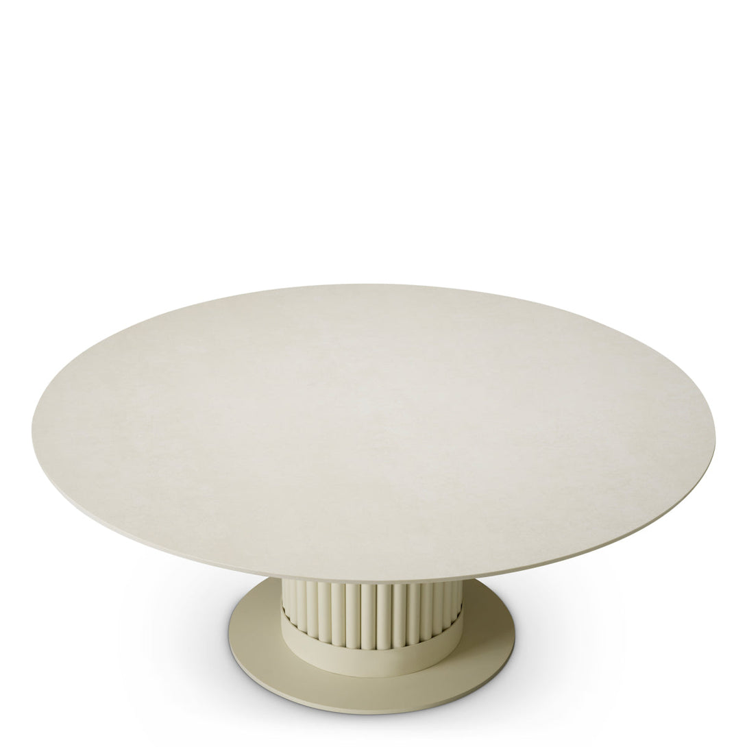 Outdoor Coffee Table Volterra Round Sand Finish Outdoor Eichholtz