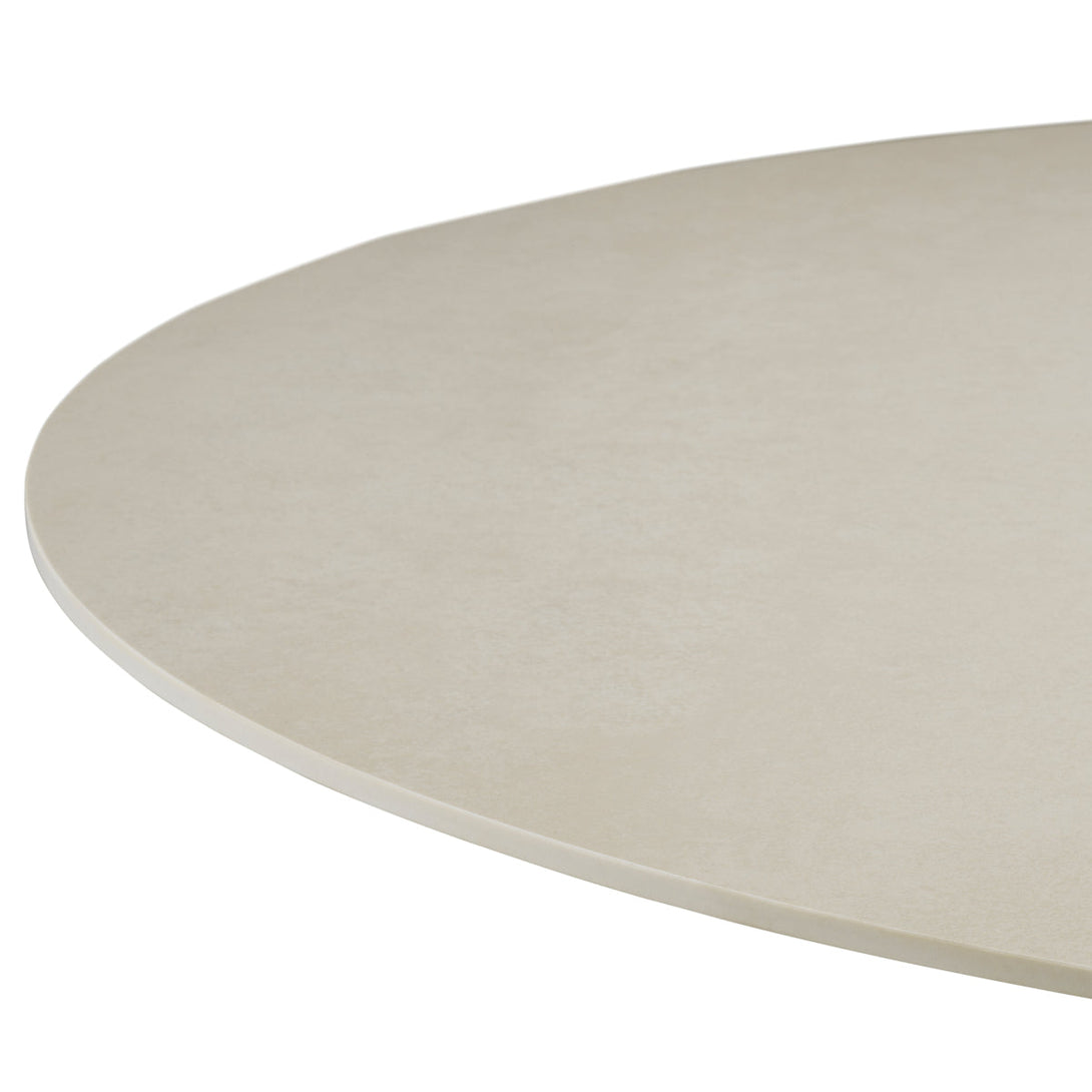 Outdoor Coffee Table Volterra Round Sand Finish Outdoor Eichholtz