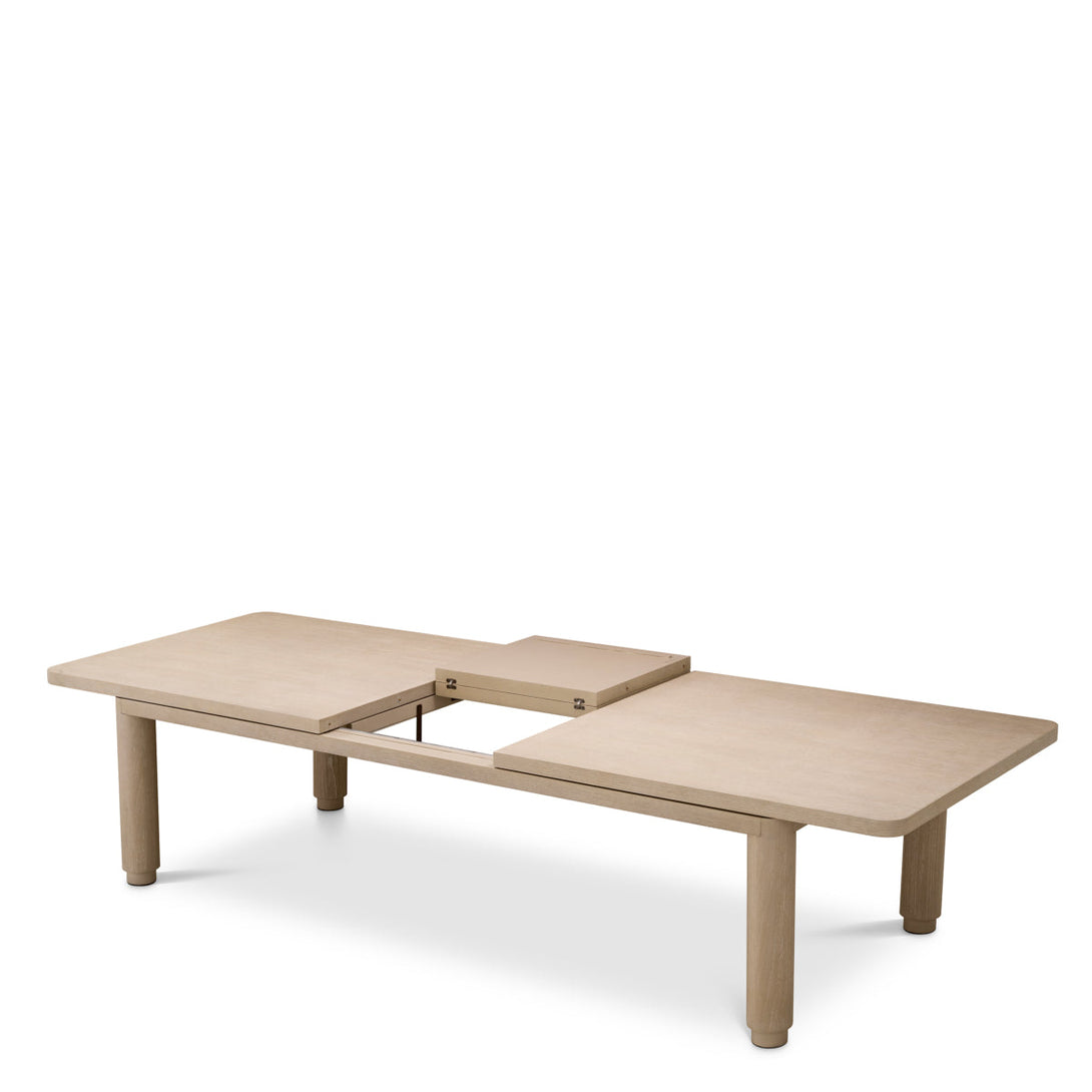 Extendable Dining Table Atelier S Washed Oak Veneer Furniture Eichholtz