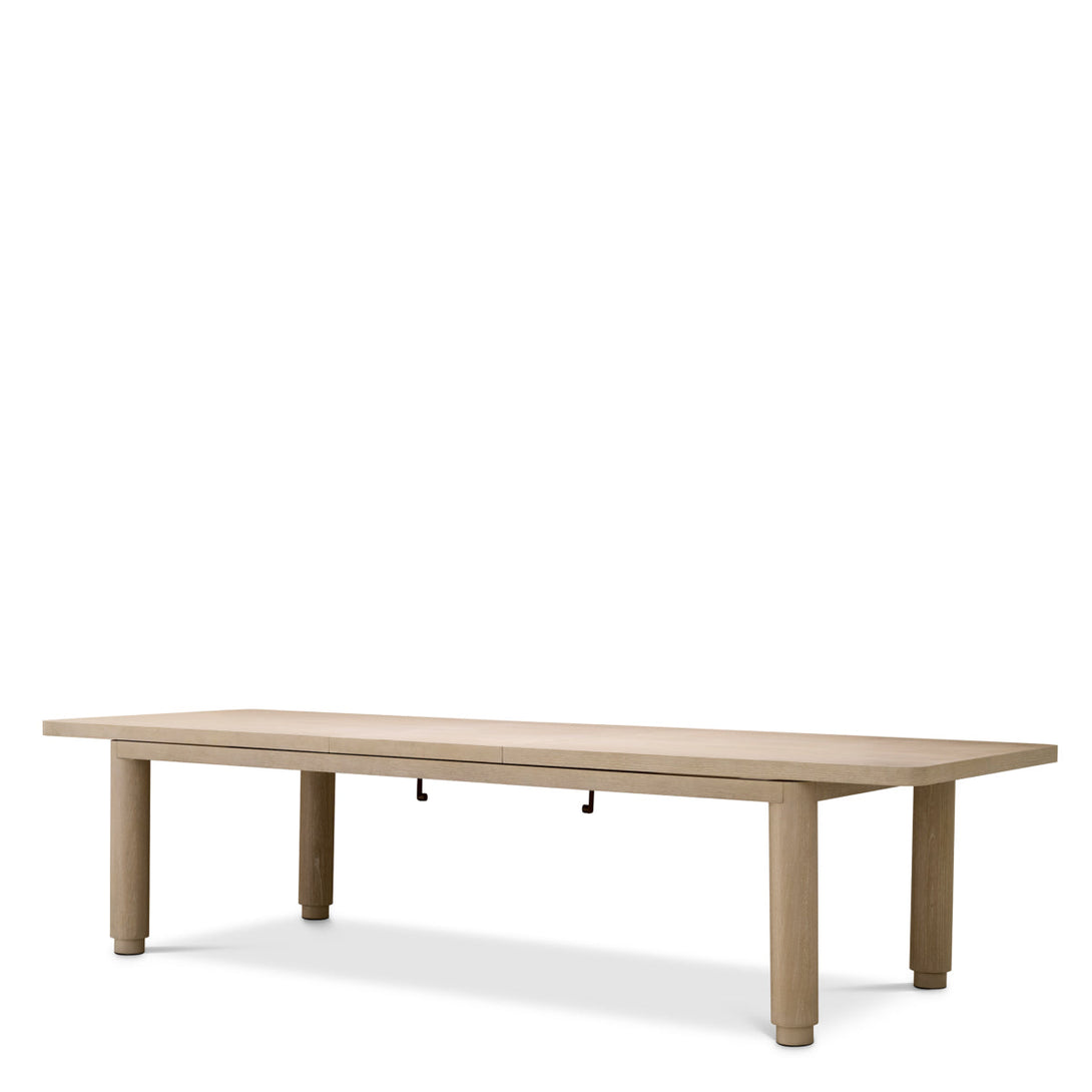 Extendable Dining Table Atelier S Washed Oak Veneer Furniture Eichholtz