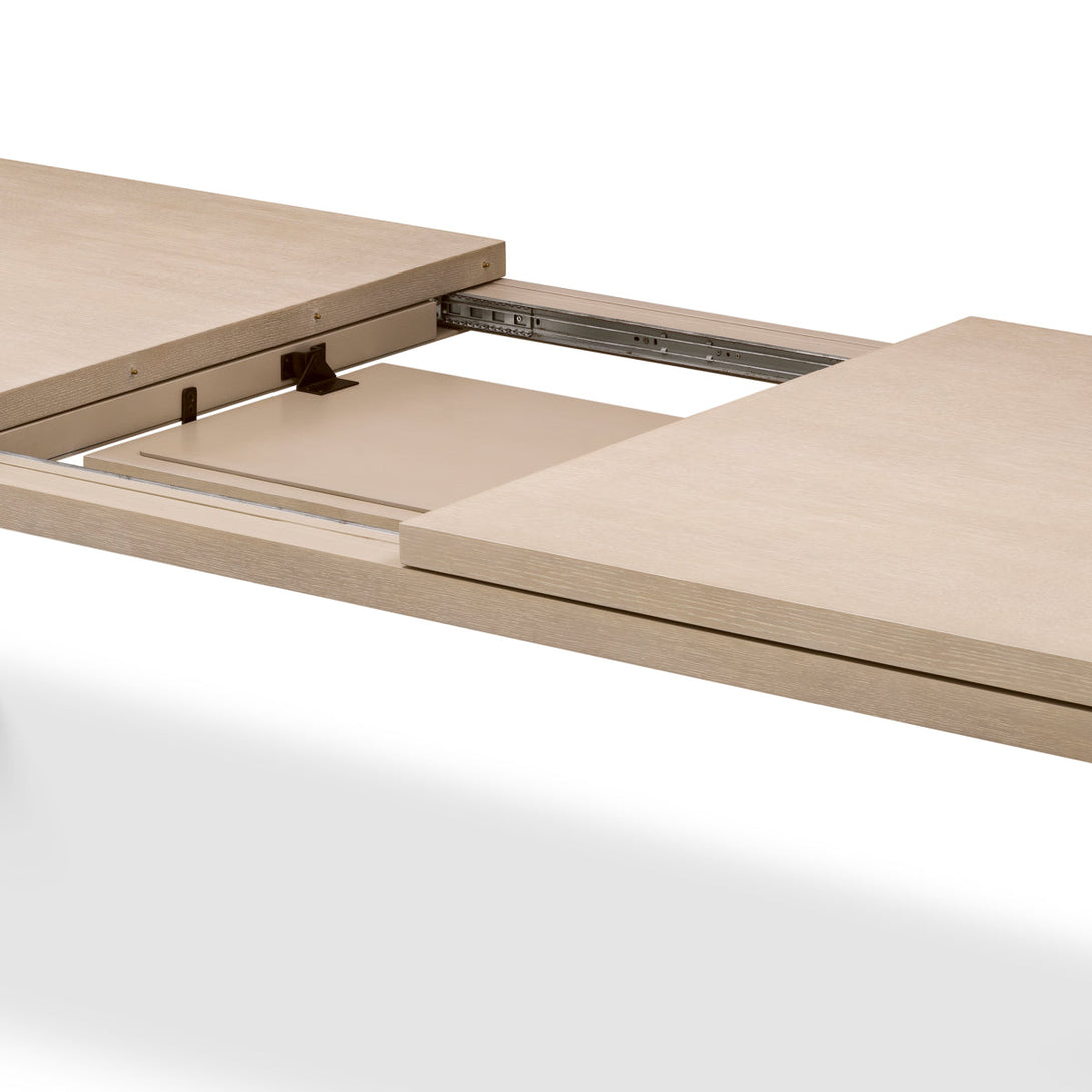 Extendable Dining Table Atelier S Washed Oak Veneer Furniture Eichholtz