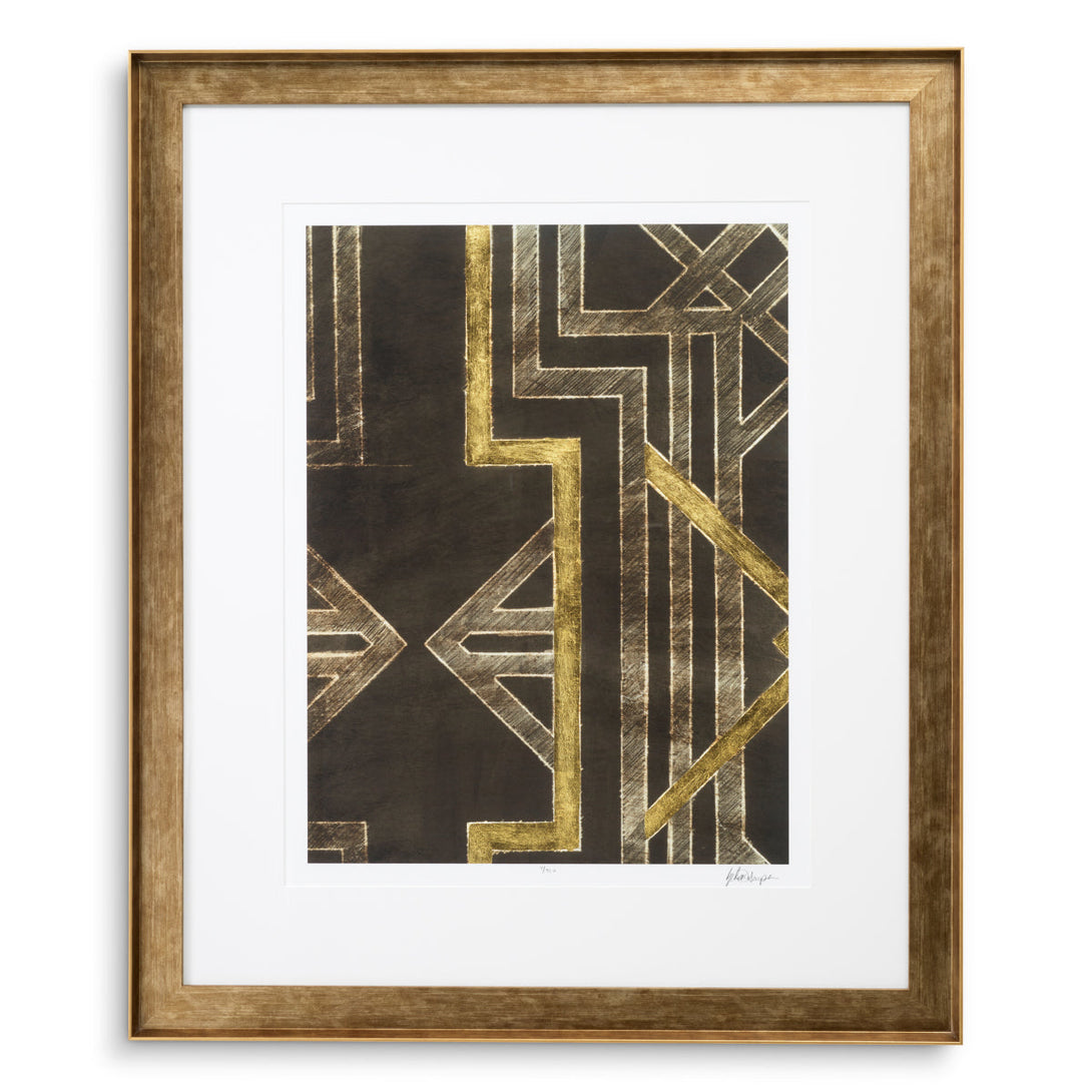 Print Trellis Pattern by Ethan Harper I set of 2 Accessories Eichholtz