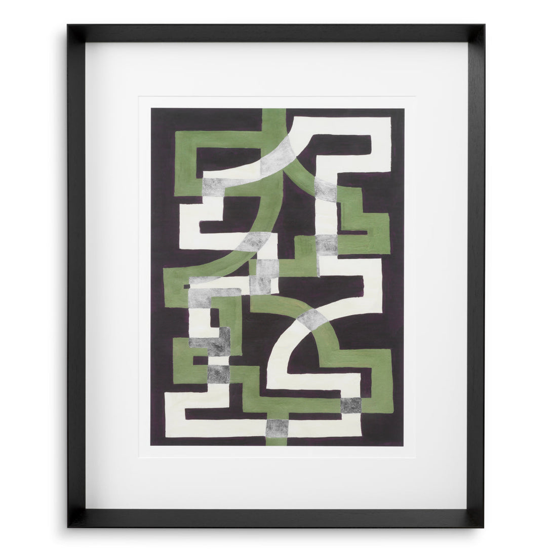 Print Window Trellis by Michael Willett set of 2 Accessories Eichholtz