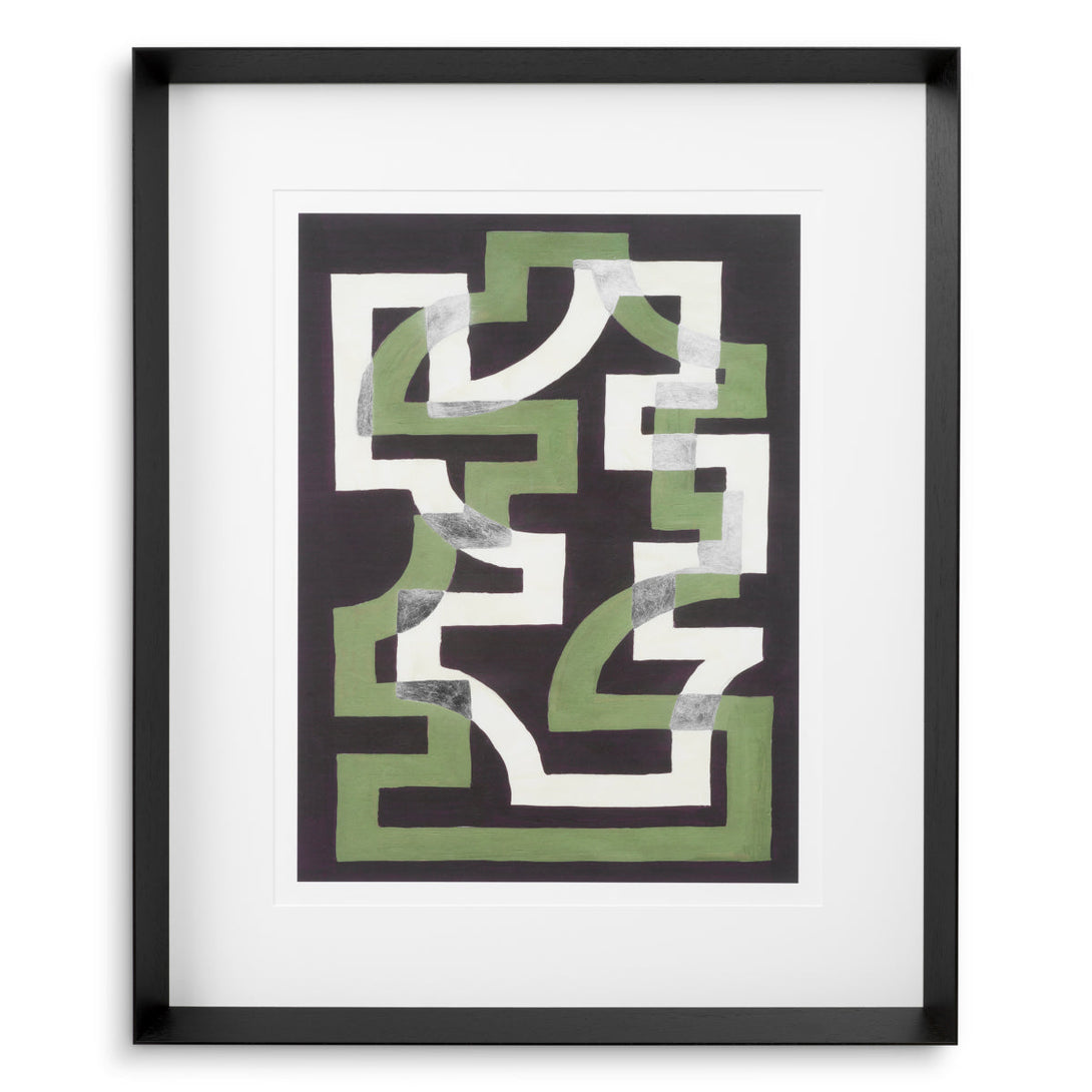 Print Window Trellis by Michael Willett set of 2 Accessories Eichholtz