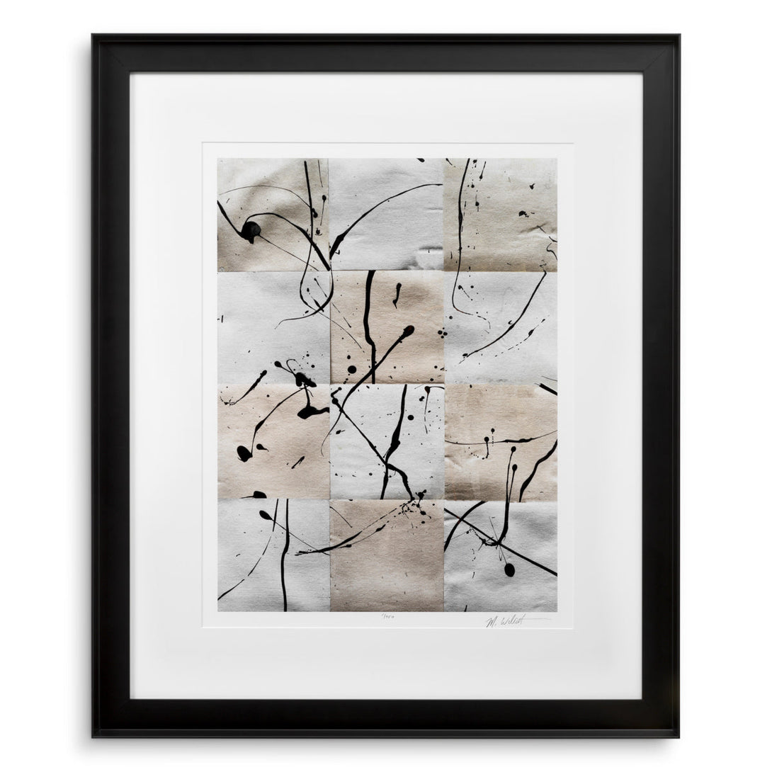 Print Ink Casting by Michael Willett set of 2 Accessories Eichholtz