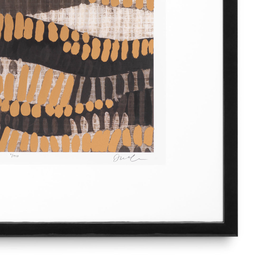 Print Metallic Undulation by June Erica Vess set 2 Accessories Eichholtz