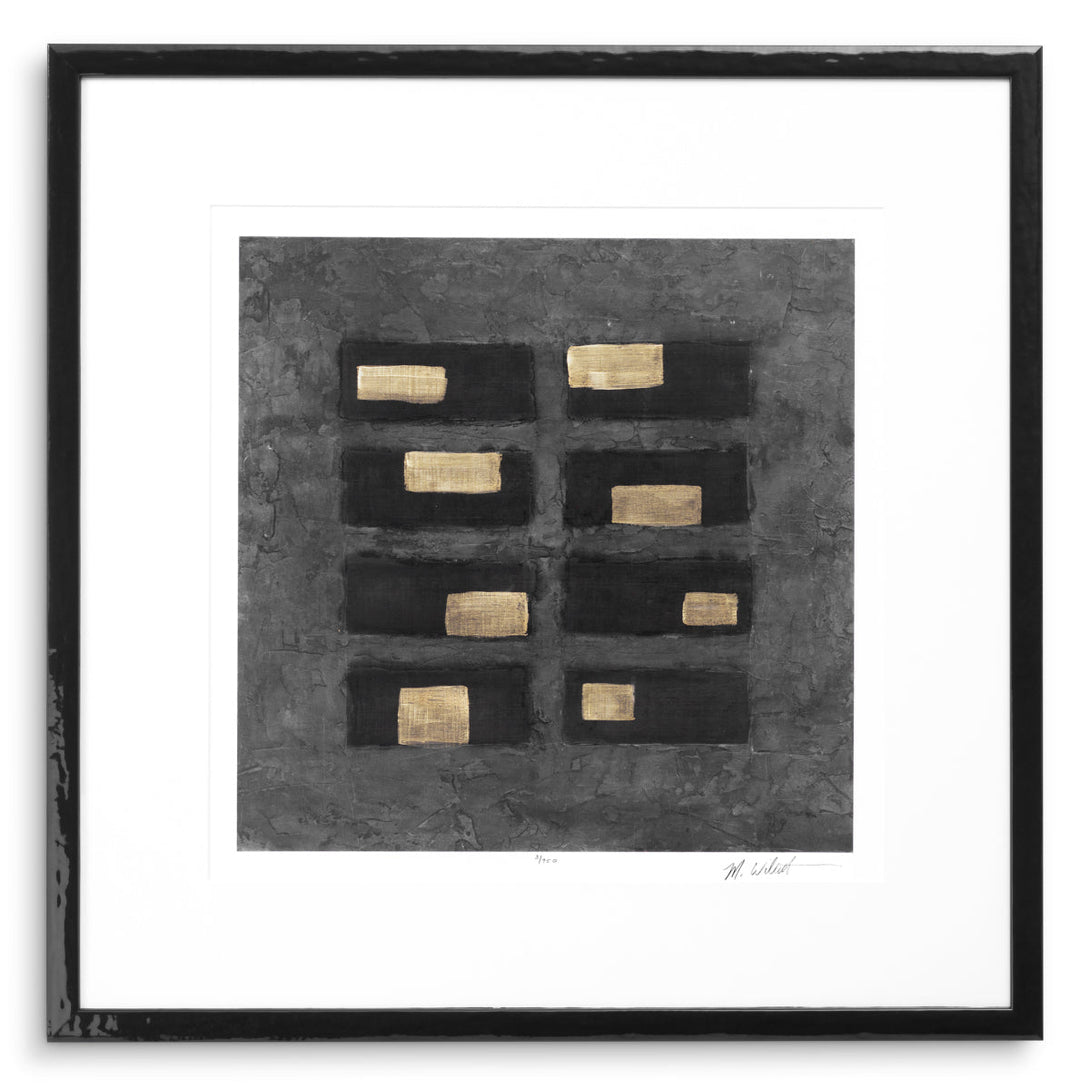 Print Black Squares by Michael Willett set of 2 Accessories Eichholtz