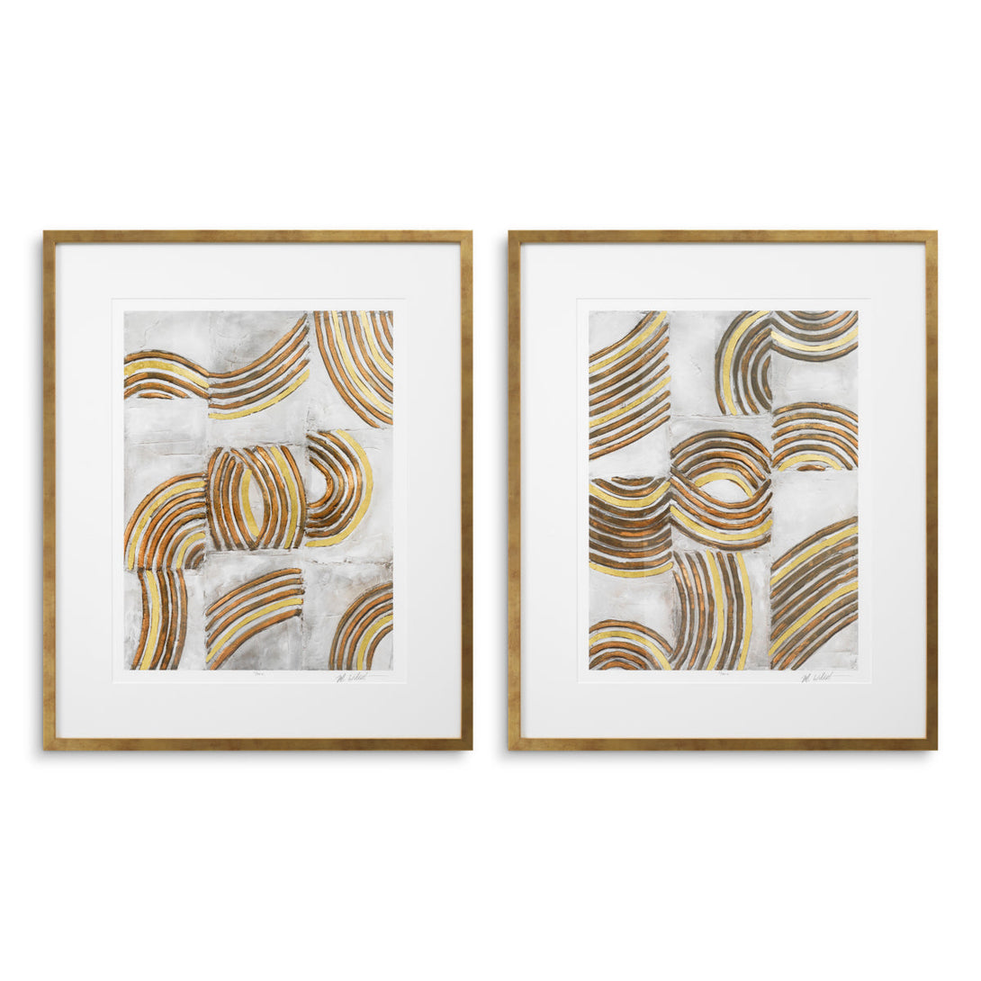 Print Refined Catena by Michael Willett set of 2 Accessories Eichholtz