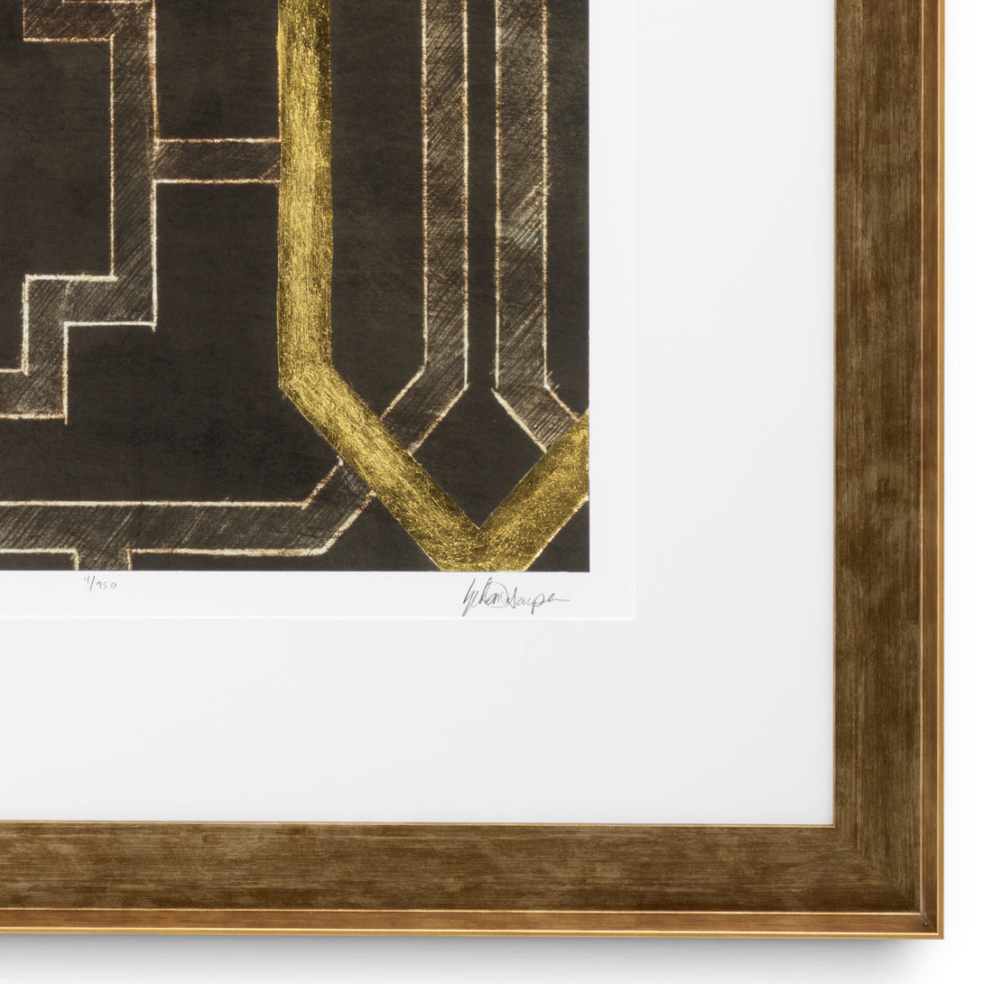 Print Trellis Pattern by Ethan Harper II set of 2 Accessories Eichholtz