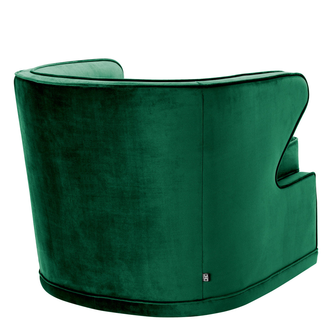 Swivel Chair Dorset Roche Green Velvet Furniture Eichholtz