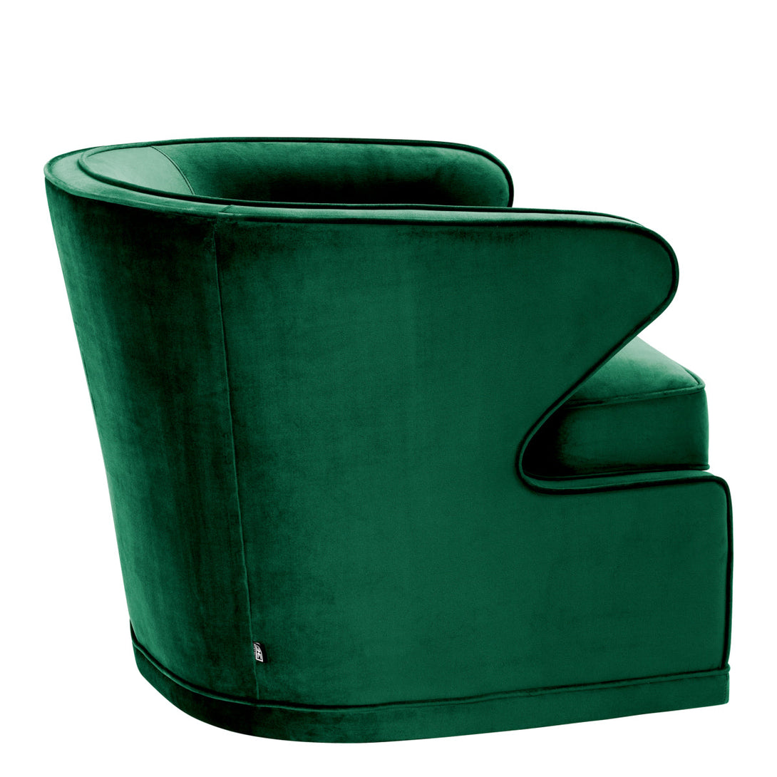 Swivel Chair Dorset Roche Green Velvet Furniture Eichholtz