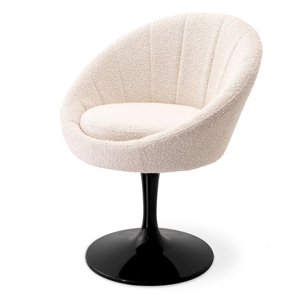 Dining Chair O'Neill Boucl&Eacute; Cream Furniture Eichholtz