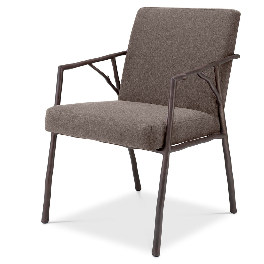 Dining Chair Antico Abrasia Grey Brown Furniture Eichholtz