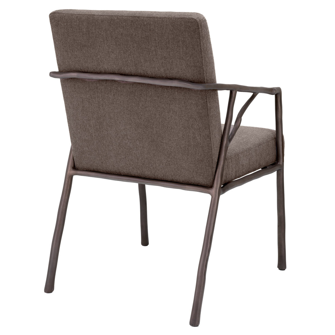 Dining Chair Antico Abrasia Grey Brown Furniture Eichholtz