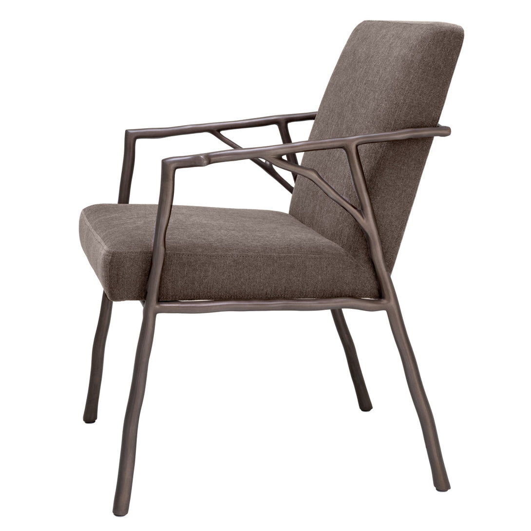 Dining Chair Antico Abrasia Grey Brown Furniture Eichholtz