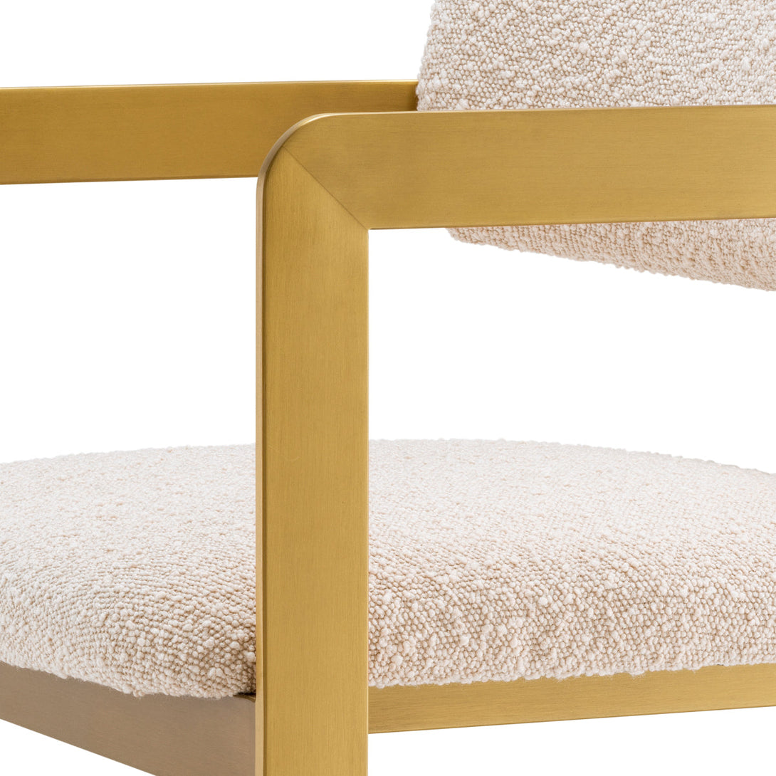 Counter Stool Donato Brushed Brass Finish Furniture Eichholtz