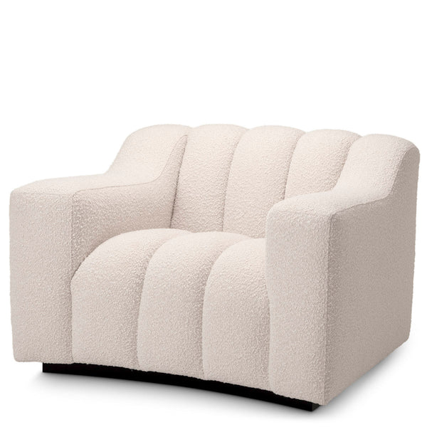 Chair Kelly Boucl&Eacute; Cream Furniture Eichholtz