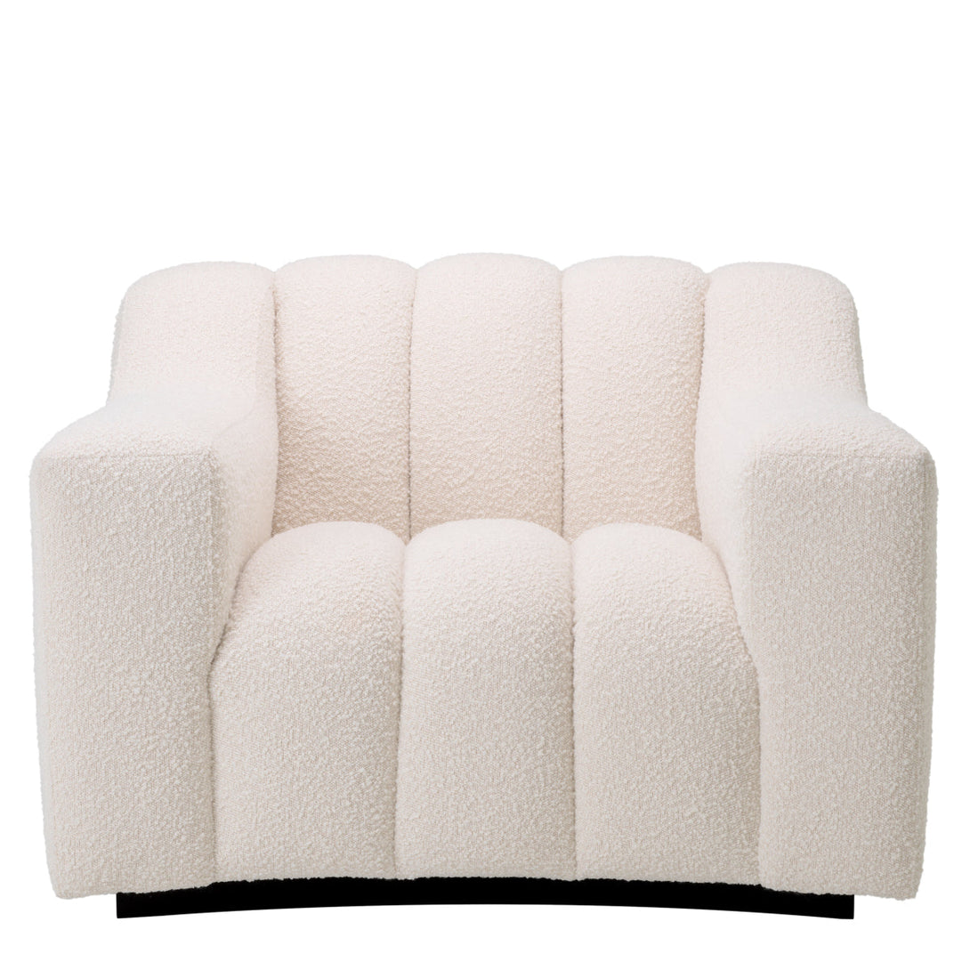 Chair Kelly Boucl&Eacute; Cream Furniture Eichholtz