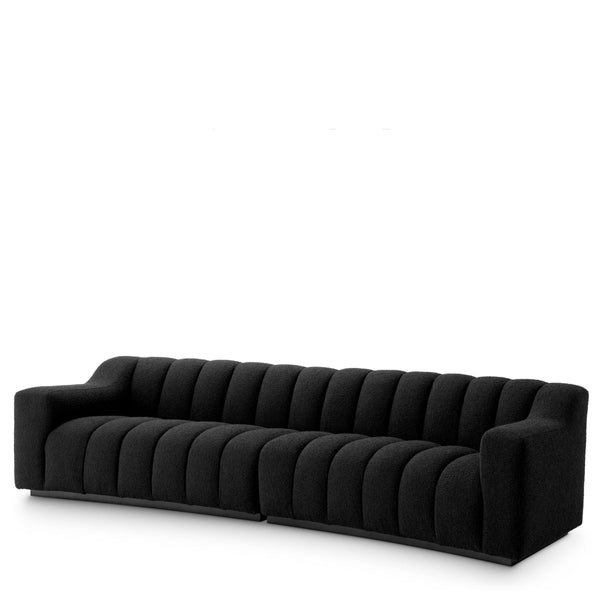 Sofa Kelly L Boucl&Eacute; Black Furniture Eichholtz