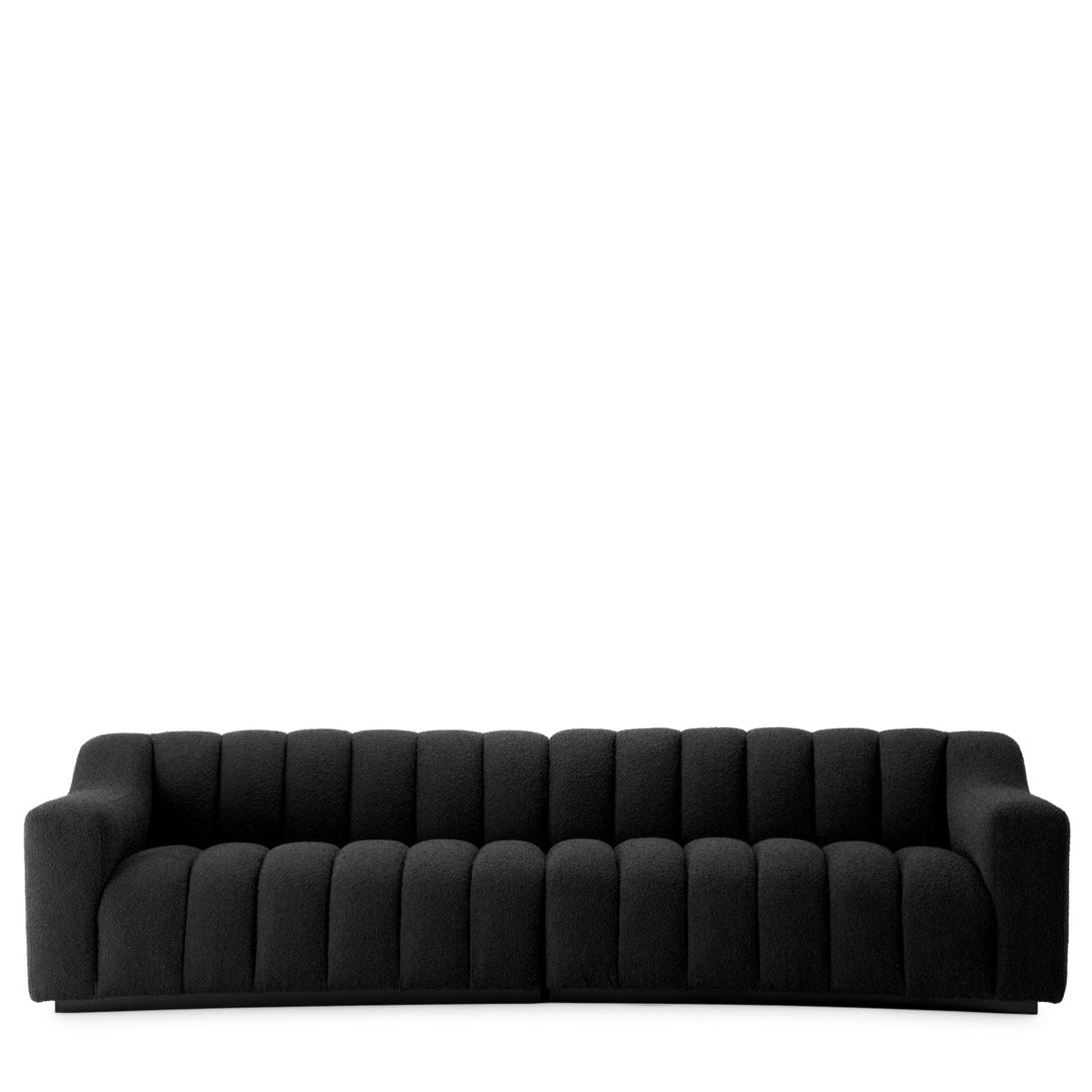 Sofa Kelly L Boucl&Eacute; Black Furniture Eichholtz