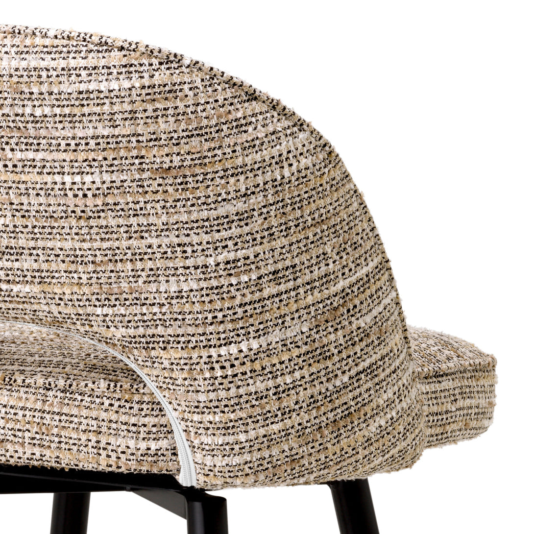 Bar Stool Cliff Set Of 2 Mademoiselle Beige Furniture Eichholtz