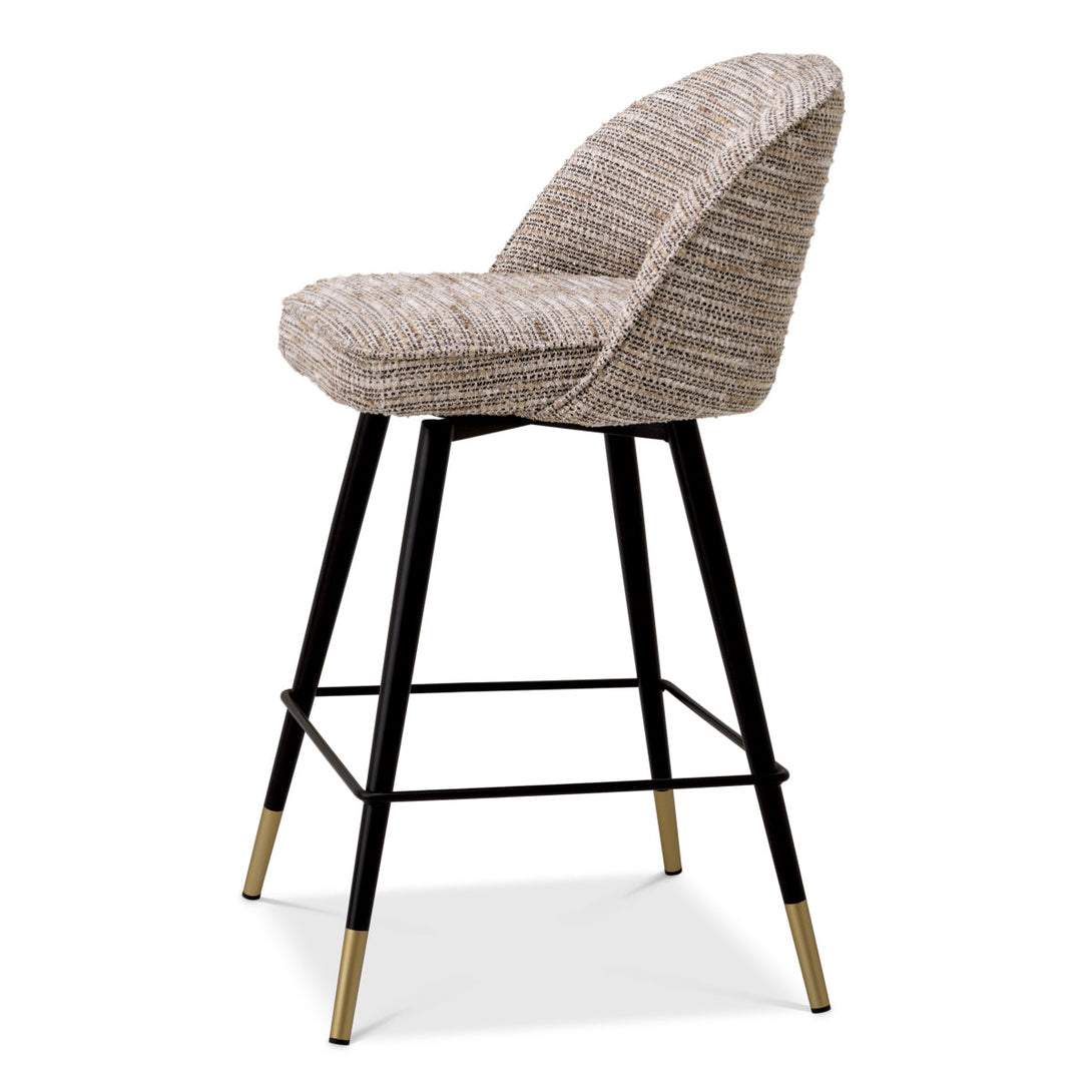 Counter Stool Cliff Mademoiselle Beige Furniture Eichholtz