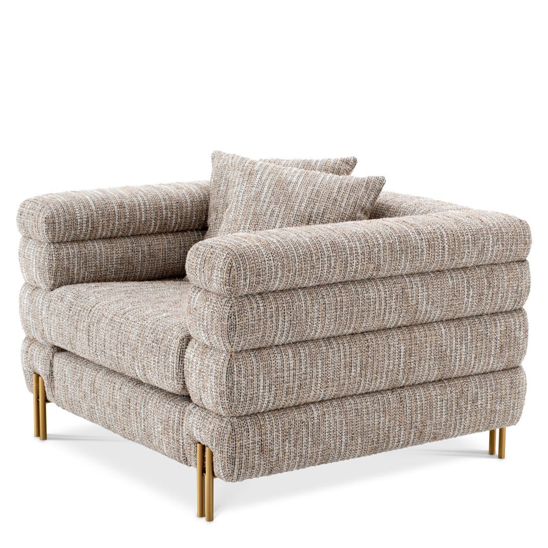 Chair York Mademoiselle Beige Furniture Eichholtz