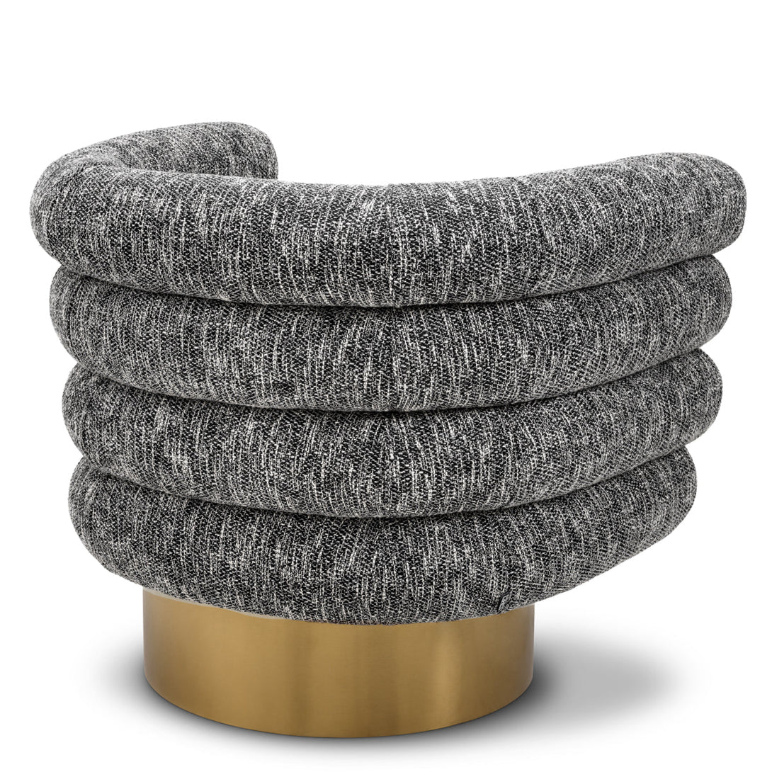 Swivel Chair Maguire Cambon Black Furniture Eichholtz