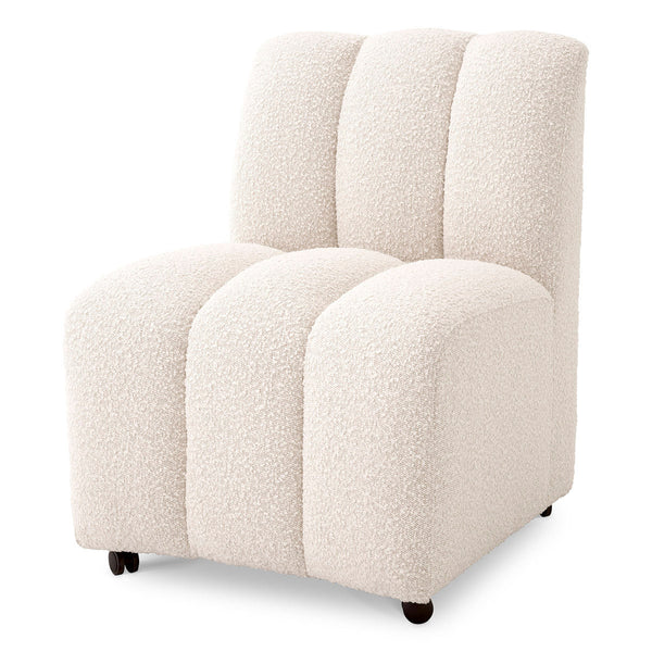 Dining Chair Kelly Boucl&Eacute; Cream Furniture Eichholtz