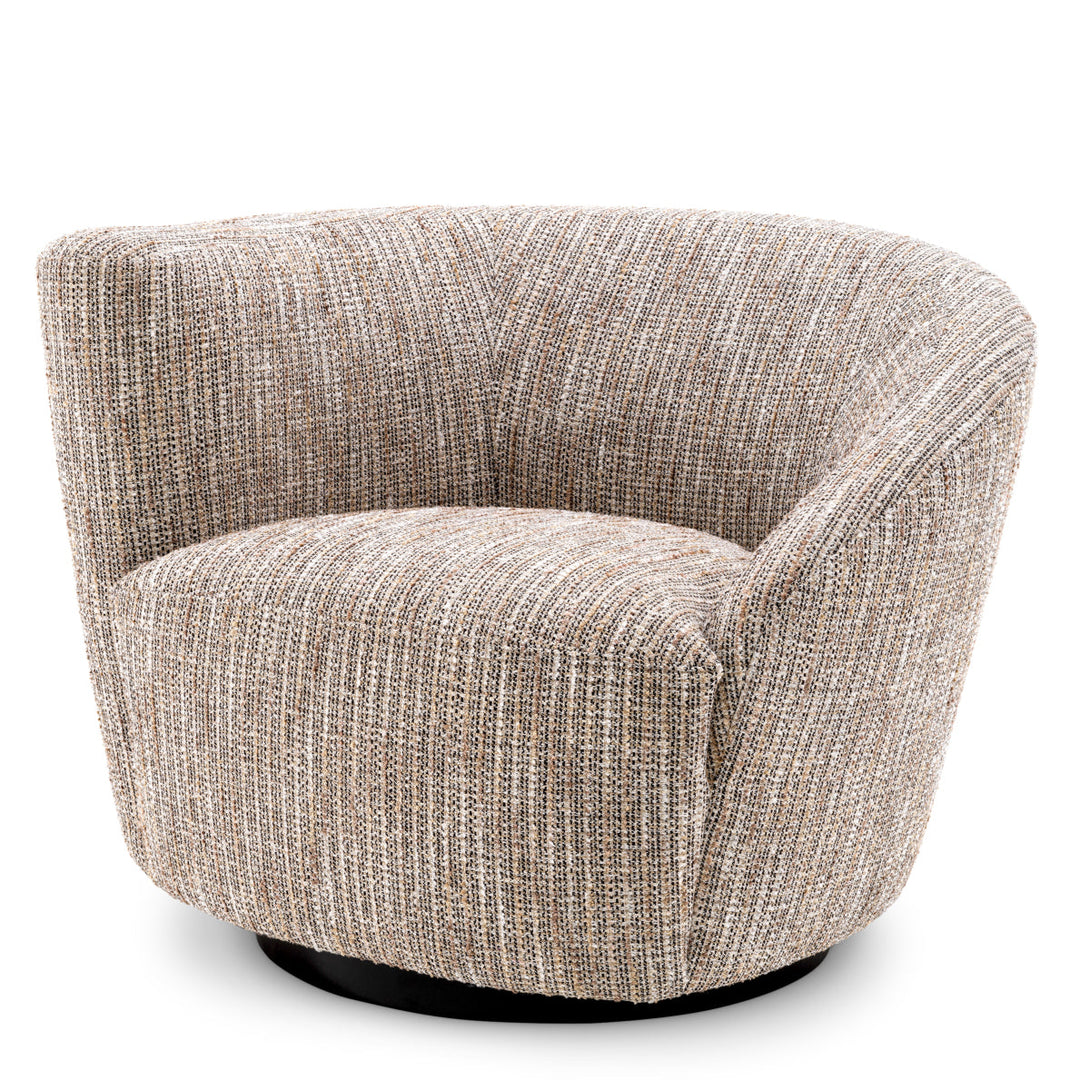 Swivel Chair Colin Left Mademoiselle Beige Furniture Eichholtz