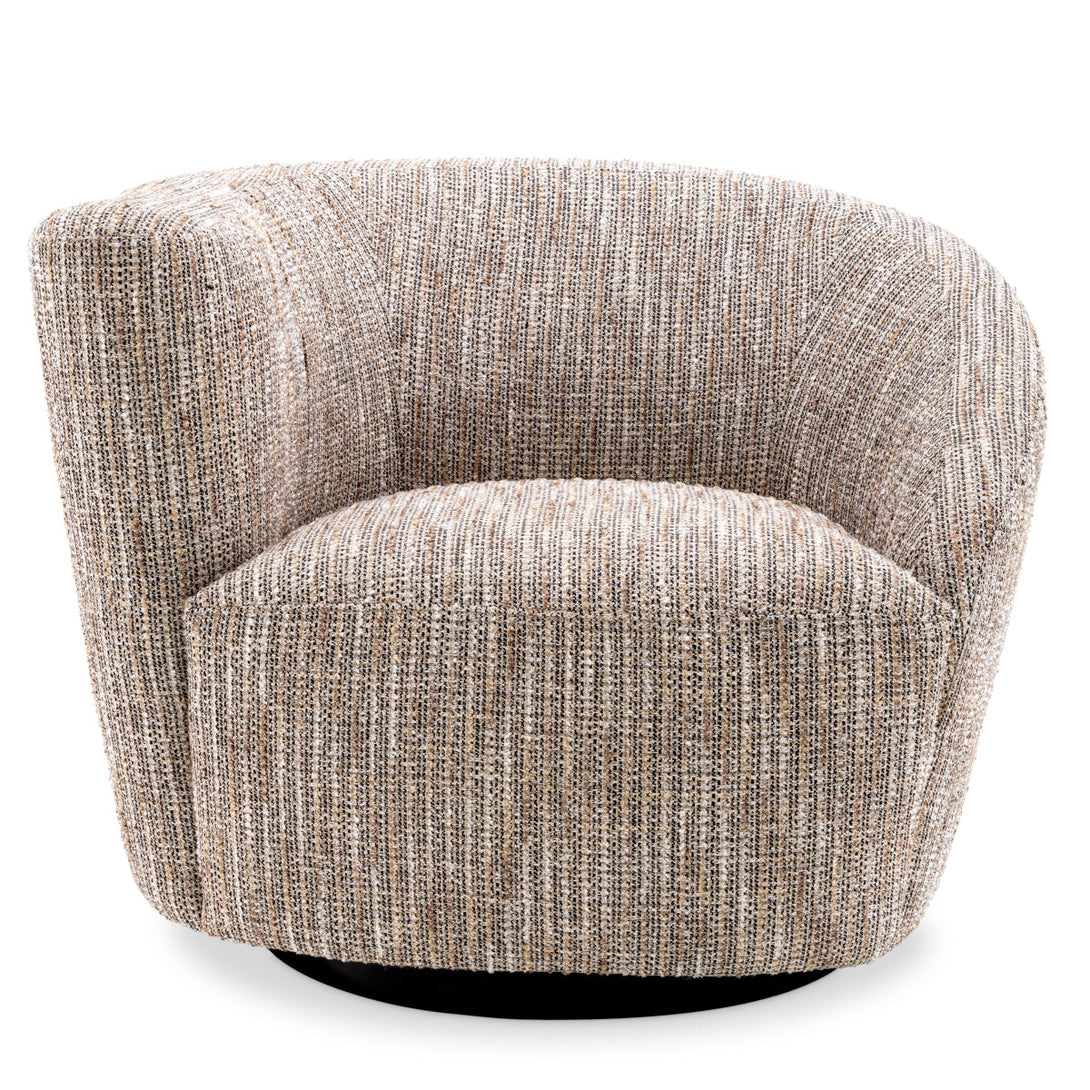 Swivel Chair Colin Left Mademoiselle Beige Furniture Eichholtz