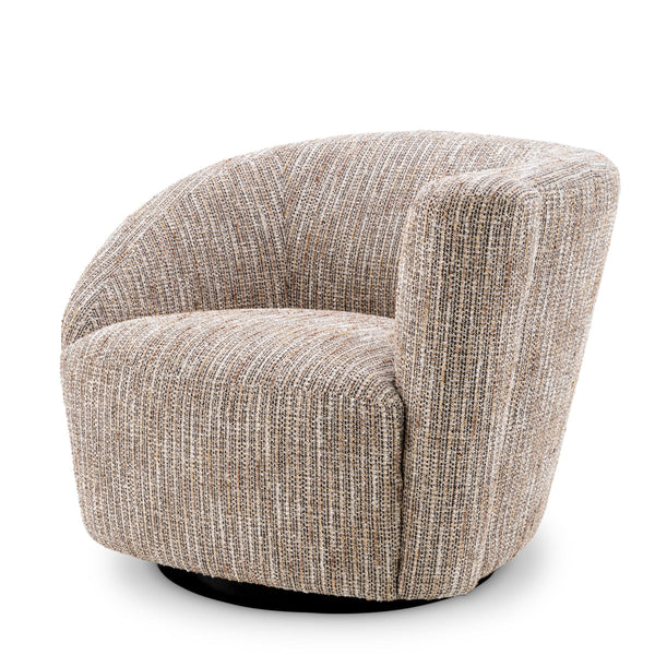 Swivel Chair Colin Right Mademoiselle Beige Furniture Eichholtz