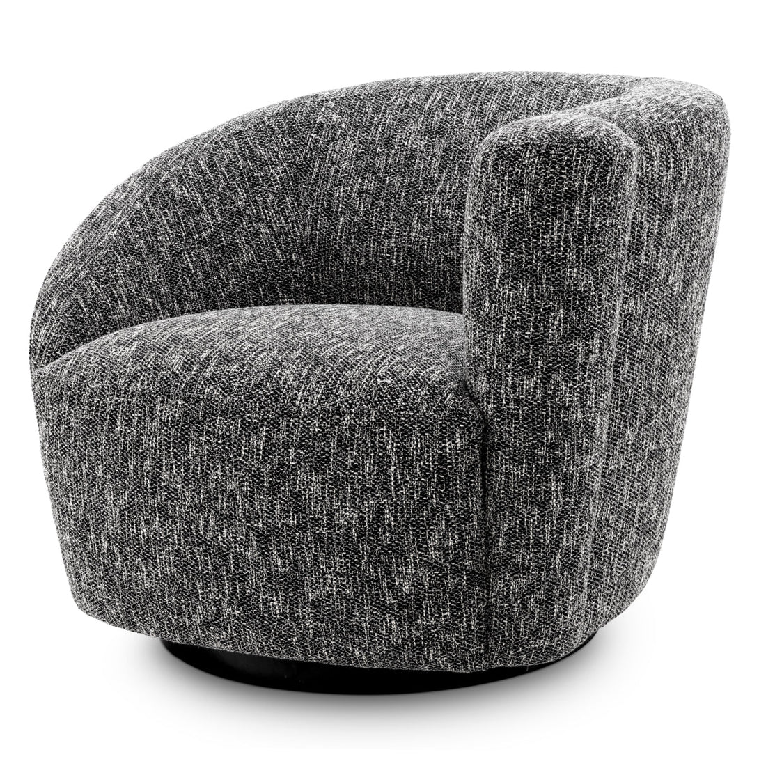 Swivel Chair Colin Right Cambon Black Furniture Eichholtz