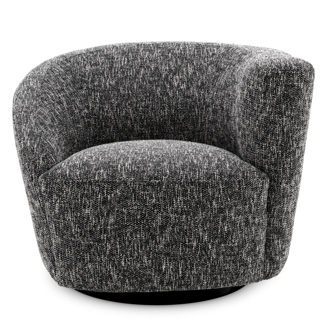 Swivel Chair Colin Right Cambon Black Furniture Eichholtz