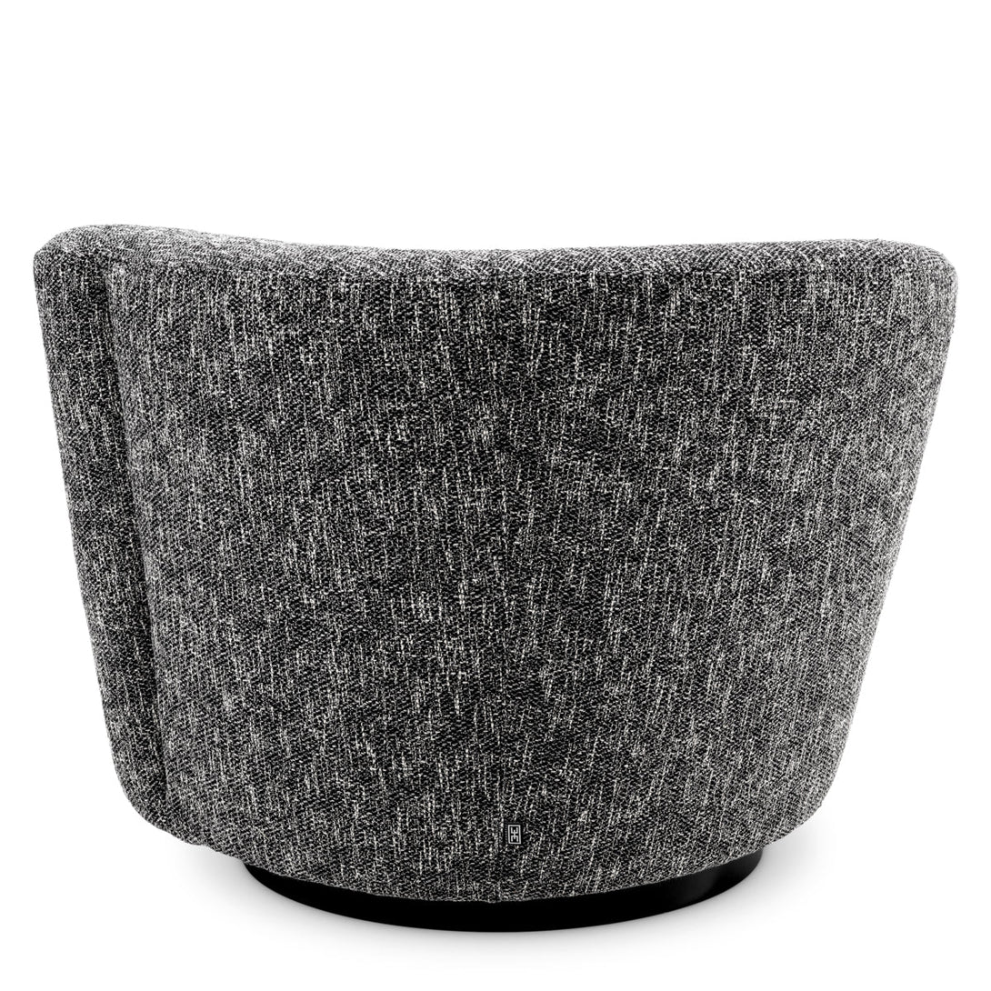 Swivel Chair Colin Right Cambon Black Furniture Eichholtz