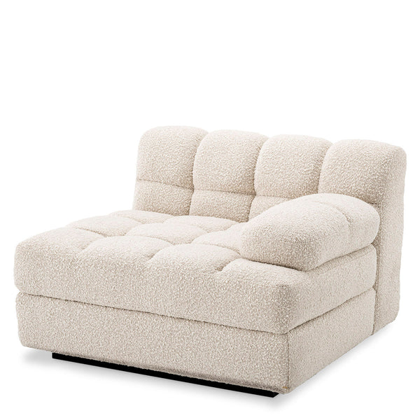 Modular Sofa Dean - Right Boucl&Eacute; Cream Furniture Eichholtz