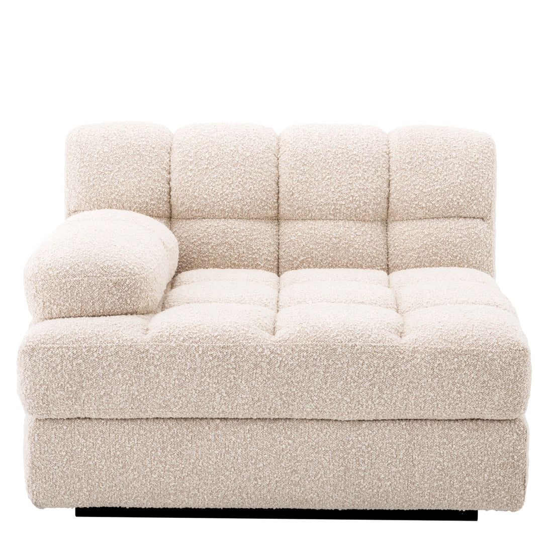 Modular Sofa Dean - Left Boucl&Eacute; Cream Furniture Eichholtz