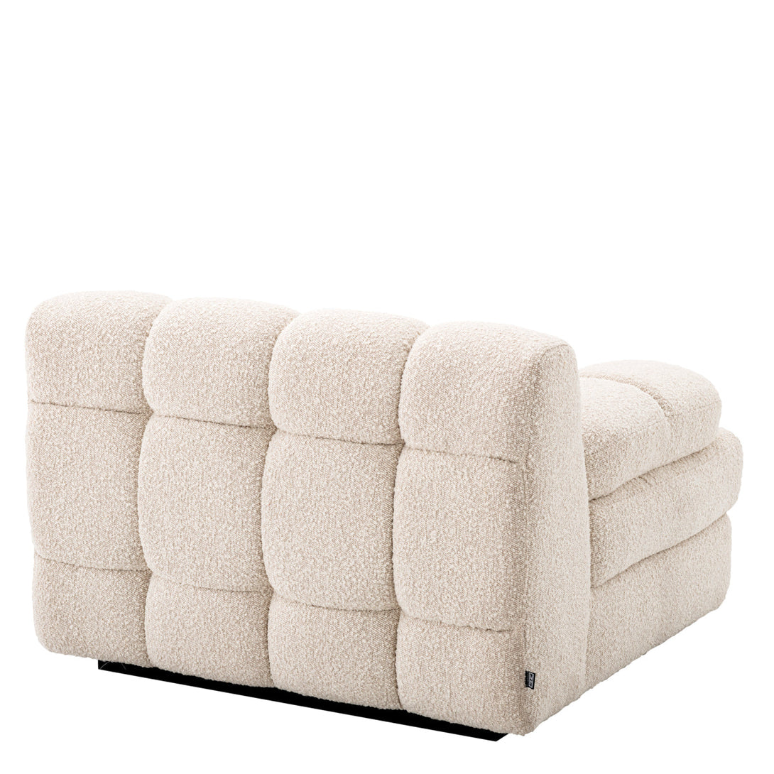Modular Sofa Dean - Left Boucl&Eacute; Cream Furniture Eichholtz