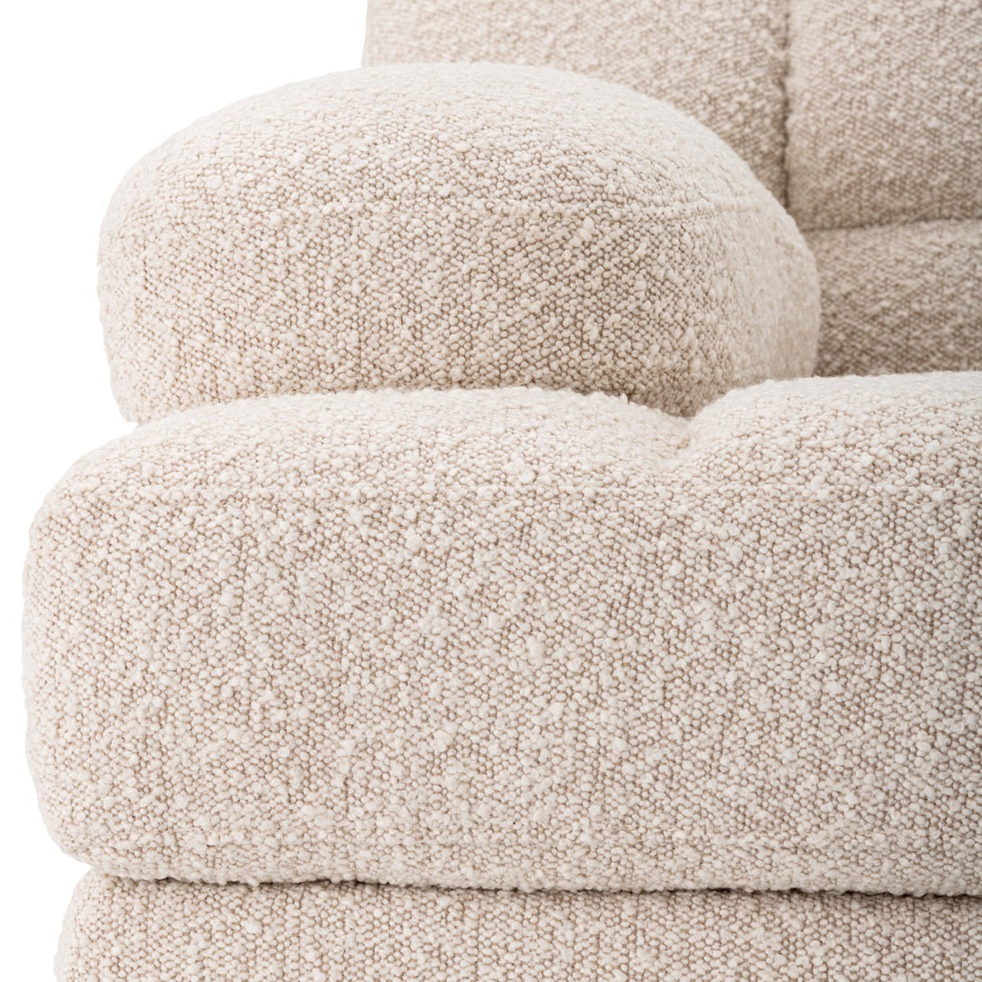 Modular Sofa Dean - Left Boucl&Eacute; Cream Furniture Eichholtz