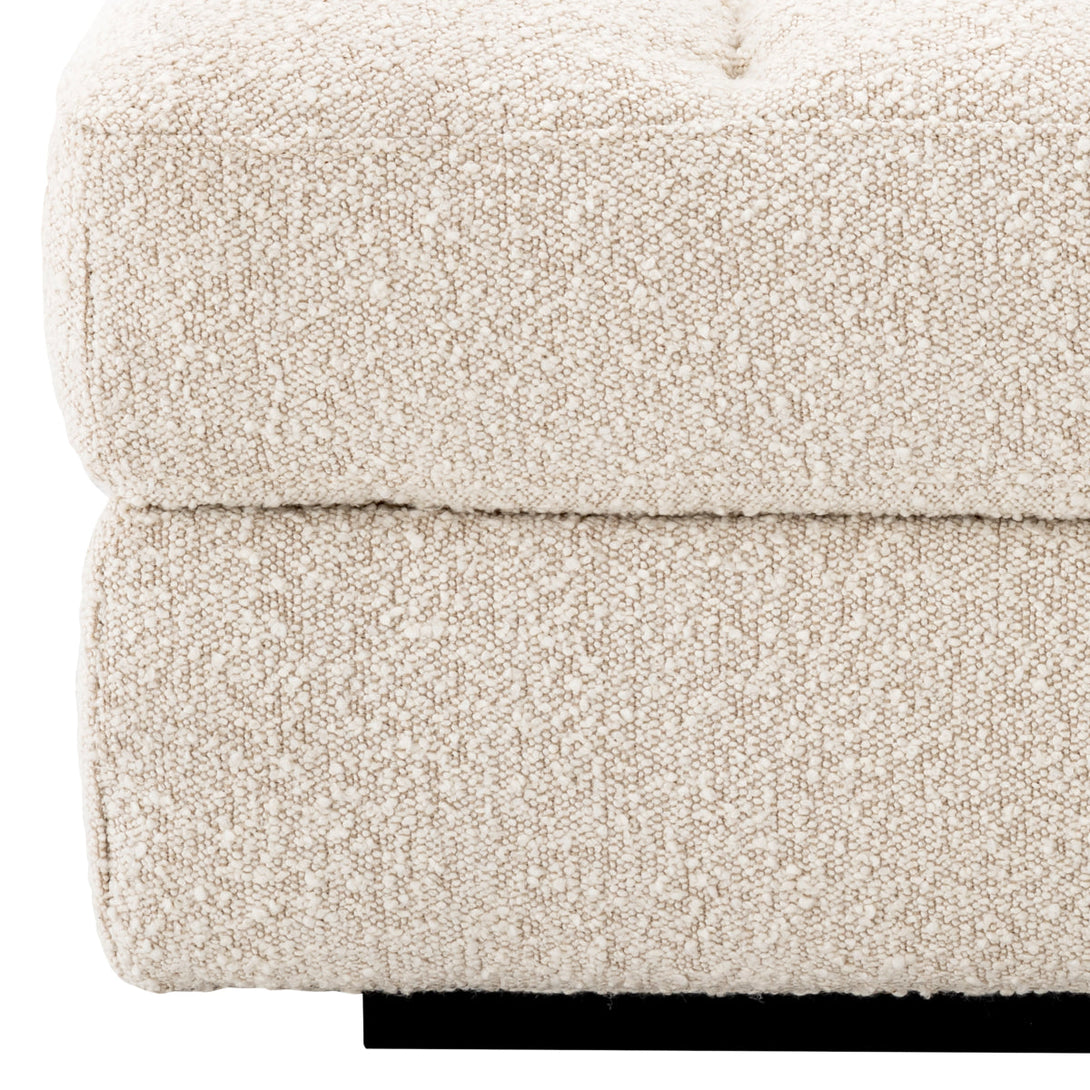 Modular Sofa Dean Ottoman Boucl&Eacute; Cream Furniture Eichholtz