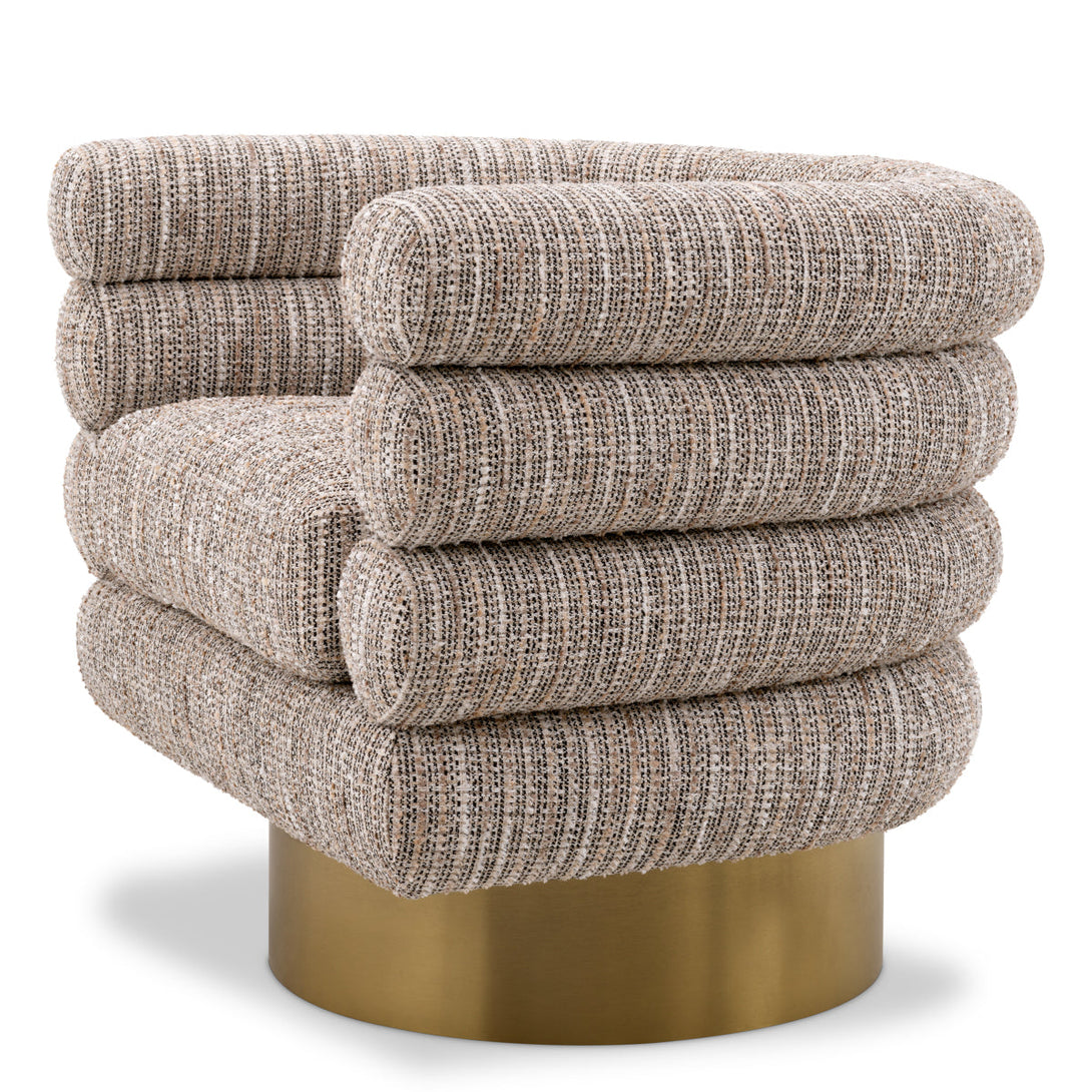 Swivel Chair Maguire Mademoiselle Beige Furniture Eichholtz