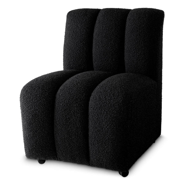 Dining Chair Kelly Boucl&Eacute; Black Furniture Eichholtz