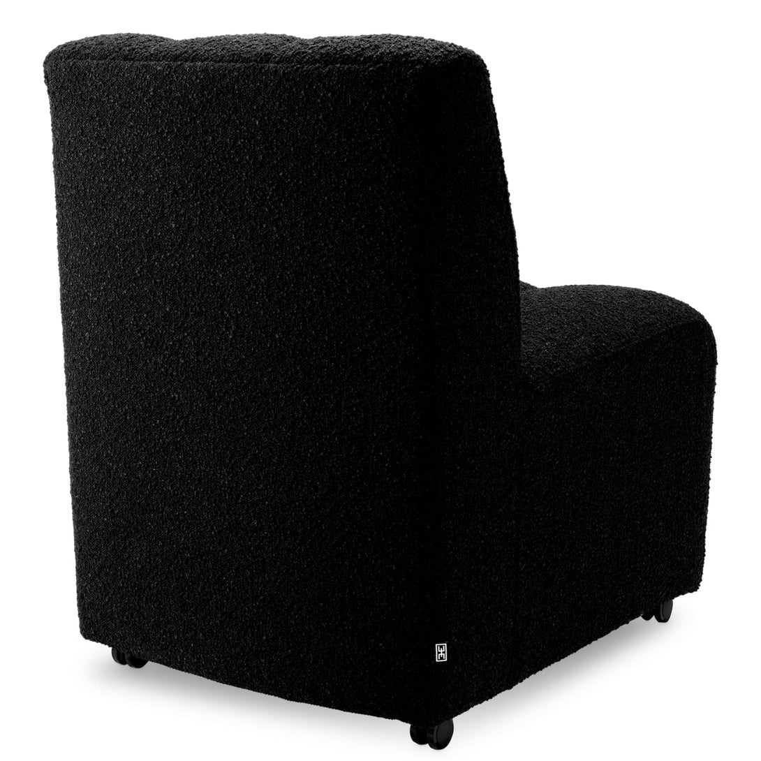 Dining Chair Kelly Boucl&Eacute; Black Furniture Eichholtz