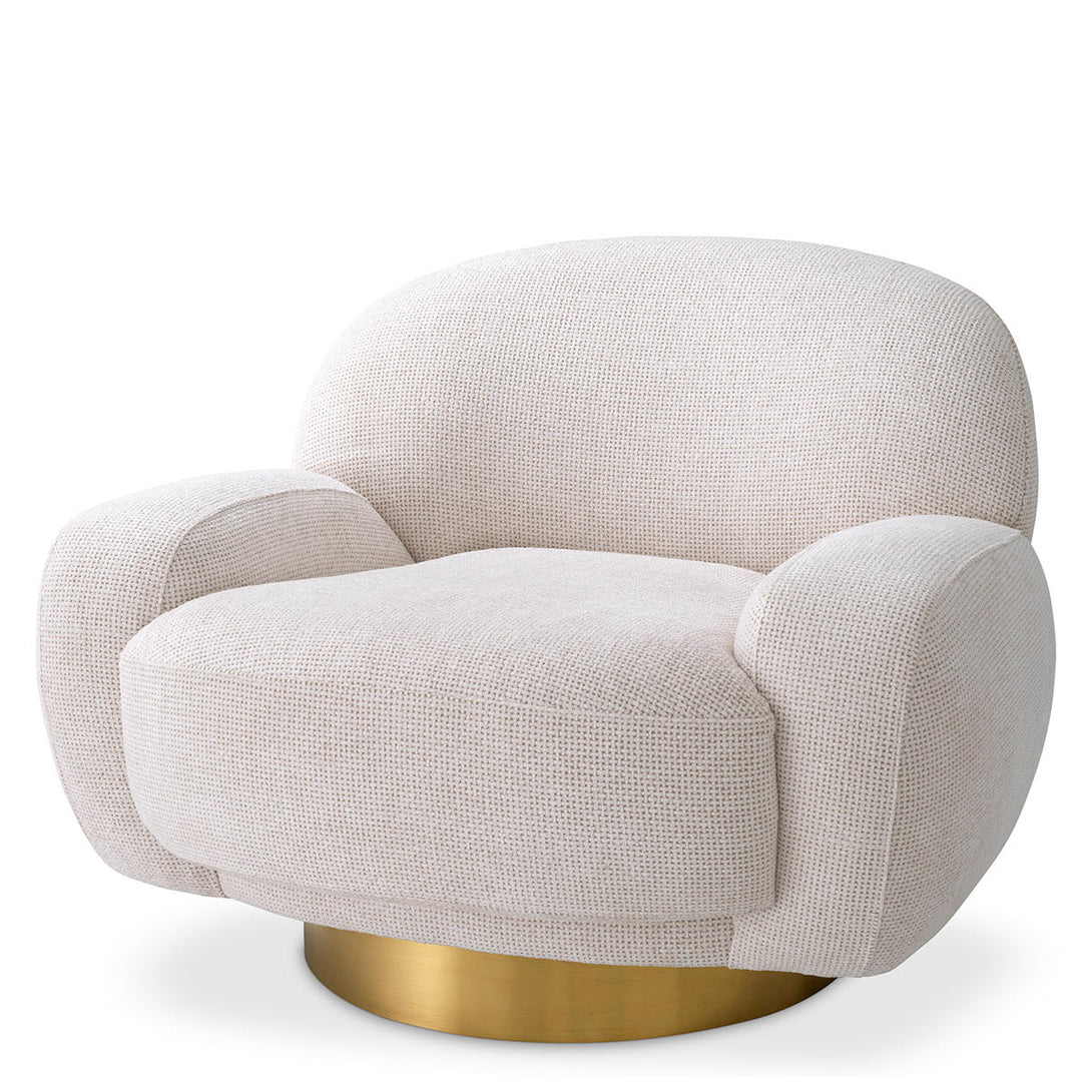 Swivel Chair Udine Lyssa Off-White Furniture Eichholtz